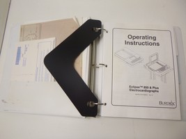 Burdick Eclipse 850 &amp; Plus Electrocardiographs Operating Instructions, G... - $527.60 MXN