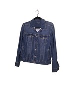 GAP KIDS Big Girls Size XXL Distressed Faded Button Front Jean Jacket Ca... - $285.40 MXN