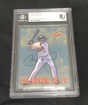 Cal Ripken Jr. Autographed Trading Card Beckett Iron Man Hof - £224.04 GBP