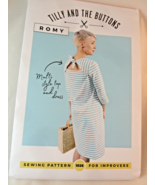 Tilly And The Buttons Easy Dress or Top for Med Weight Low stretch fabri... - $18.04 CAD