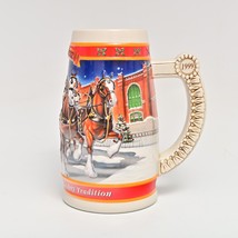 1999 Budweiser Holiday Stein CS389 A Century Of Tradition 1900-1999 - £8.82 GBP