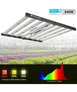 640W LED Grow Light Dimmable Fixture Lamp Full Spectrum Greenhouse Hydro... - £301.61 GBP
