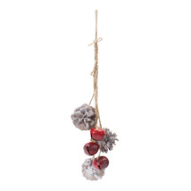 Bell and Pine Cone Drop Ornament (Set of 6) - $969.01 MXN