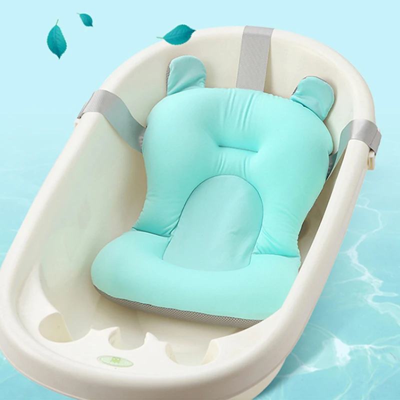 Sporting Baby Bath Mat Support Mat FolAle Baby Bath Tub Pad &amp; Chair Newborn Bath - £24.78 GBP