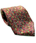 Jos A Bank Collection Men&#39;s Golf Tie All Over Print Novelty 100% Silk - $238.87 MXN