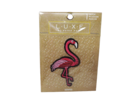Luxe Retro Pop Sew-On Applique - New - Pink Flamingo - £4.83 GBP