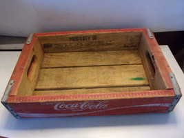 Rare Vintage Coca Cola Wooden Crate Soda Bottle Carrier By Edward &amp; Mc Gehe - £43.53 GBP