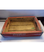 rare VINTAGE COCA COLA WOODEN CRATE  SODA BOTTLE CARRIER by Edward &amp; McGehe - $54.45