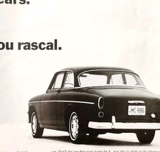1966 Volvo You Rascal Advertisement Automobilia Sweden Cars Vintage DWII31 - $19.99
