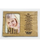 MIA Personalized Name Profile Laser Engraved Wood Picture Frame Magnet - $185.34 MXN
