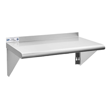 Hally Stainless Steel Shelf 14 X 24 Inches 250 Lb Commercial Wall Mount Floatin - £82.77 GBP
