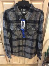 COLORADO CLOTHING MENS BLACK PLAID FLANNEL LONG SLEEVE SHIRT - NWT - SIZ... - $24.39
