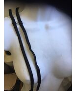 10 pairs of black bra straps elastic sew on matte shiny 3/8 &quot;w SHIP FROM... - €8,25 EUR
