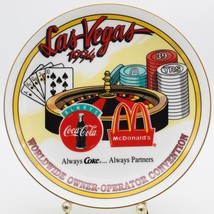 New Coca Cola McDonalds Worldwide Owner Operator 1994 Las Vegas Convention Plate - £7.82 GBP