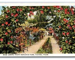 Rose Arbor Point Defiance Park Tacoma Washington WA UNP WB Postcard R9 - $3.91
