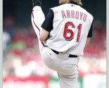 Bronson Arroyo Cincinnati Reds Lucido Colore 8x10 Lucido Fotografia - $12.25