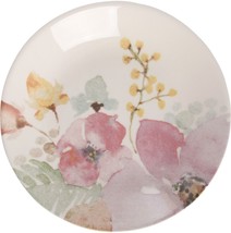 9.5&quot;D Blur Flowers Multi Color Design Round Pasta Bowl Set of 6 Made in ... - $79.15