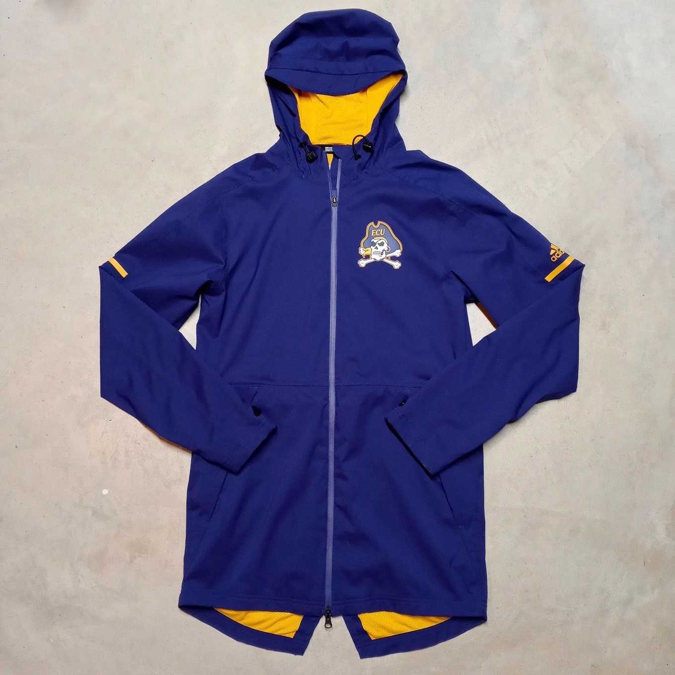 ECU East Carolina Pirates Adidas Climaproof Hooded Jacket - Size XS - $34.95