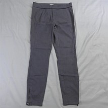 Lou Gray by LOFT Medium Blue Gray Brushed Skinny Pull On Womens Dress Pants - £10.01 GBP