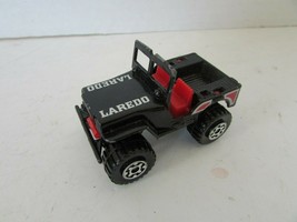 MATCHBOX INT&#39;L DIECAST 4 X 4 JEEP LAREDO BLACK 1/59 1981 MACAU H2 - £2.88 GBP