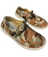 Hey Dude Wendy Camo 121417003 Rust/Grey women&#39;s Slip-on Shoes size 8 - €18,09 EUR