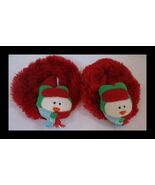 Build A Bear Workshop Red &amp; Green Snowman Slippers - $272.22 MXN