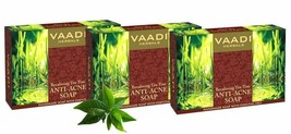 Vaadi Herbals Becalming Tea Tree Soap Anti Acne Therapy, 75 gm x 3 pack - £18.24 GBP