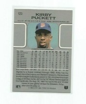 Kirby Puckett (Minnesota Twins) 1990 Leaf Baseball Card #123 - £3.91 GBP