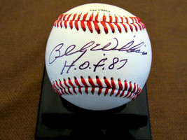 BILLY WILLIAMS HOF 87 CHICAGO CUBS A&#39;S SIGNED AUTO WILSON BASEBALL JSA B... - $118.79