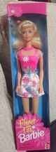 1996 Flower Fun Barbie Blonde Doll Pink #16063 NIB Mattel - £15.80 GBP