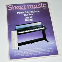 Sheet Music Magazine ~ 1988 ~ Early Digital Piano ~ 8 X &#39;60&#39;s Sheet Music Songs - £7.74 GBP