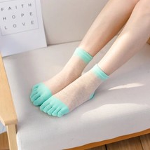 Women&#39;s Toe Sock Cute  Cotton Five Finger Ankle Sock Athletic Running Toe So for - £81.48 GBP
