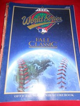 MLB Collectible Scorebook- 1992 WORLD SERIES Fall Classic-Toronto vs. Oa... - £14.53 GBP