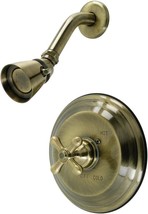 Restoration Shower Faucet In Antique Brass From Kingston Brass, Model Nu... - £310.03 GBP