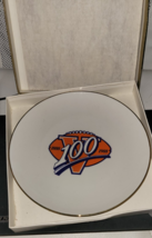 University of Virginia Football Plate 100 Years Fine Ivory China by Worl... - $34.99