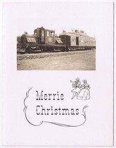Postcard Christmas Photo RPPC Canadian National Railway 500 Train - £2.90 GBP