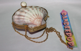Vintage Original Clamshell Hinged Evening Bag Purse Nautical Design - £216.94 GBP