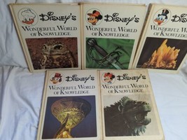 Vintage Disney&#39;s Wonderful Book Of Knowledge 1973 Lot Of 5 - Vol 6-10 - £14.00 GBP