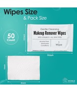 Bulk Makeup Remover Wipes | 50 Count | Individually Wrapped, Gentle Clea... - €17,24 EUR