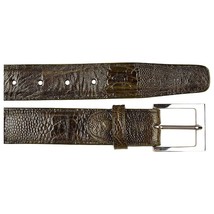 Men&#39;s Belvedere Belt Genuine Ostrich Leg Up to Size 44 #2000 Olive - $188.30