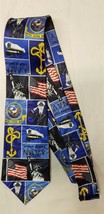 US Navy Seal United States Sailor Neck Tie Blue Liberty Military Patriot... - £5.58 GBP