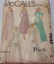 Vintage Misses’ Priscilla Bride’s &amp; Bridesmaids Gowns Size 14 #7847  1981 - £4.77 GBP