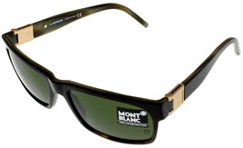 Mont Blanc Sunglasses Men Brown Havana MB215S 737 100% UV Protection - £107.78 GBP