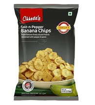 2 x Chheda&#39;s Chips Banana Chips Salt N Pepper 170 gram pack crispy crunc... - £13.92 GBP