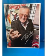 Stanley Martin Lieber  Stan Lee Signed Auto 11x8.5 Marvel Comics Photo - $173.25