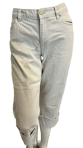 Talbots Tan Denim Cropped Jeans Size 10 - $14.24