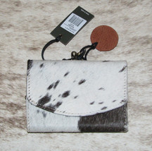Myra Bag #3412 Hairon, Leather 5&quot;x1&quot;x3.5&quot; Wallet w/ Coin Purse~Card Slots~RFID~ - £25.04 GBP
