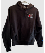 Vtg Y2K CHAMPION Thick Warm REVERSE-WEAVE HOODIE Hike Gym Sweatshirt Men M - $31.35
