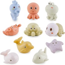 Bath Toys For Babies 6-12 Months - 10Pcs Bath Squirt Toys Silicone Ocean... - $646.85 MXN