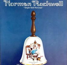 Norman Rockwell Commemorative Bell 1979 Advertisement Danbury Mint DWKK14 - £19.65 GBP